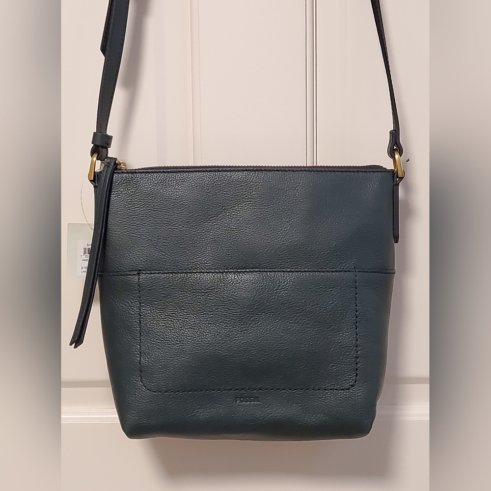 Fossil Amelia Crossbody Spruce Bag NWT